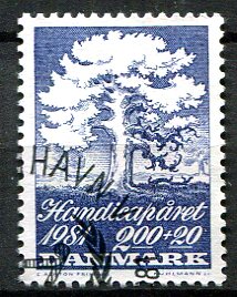 Danmark Afa 736 Stemplet