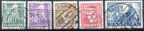 Danmark Afa 229 - 33 Postfrisk