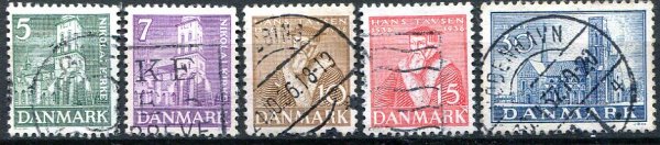 Danmark Afa 229 - 33 Postfrisk
