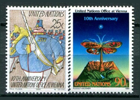 New York Afa 576 - 77 Postfrisk