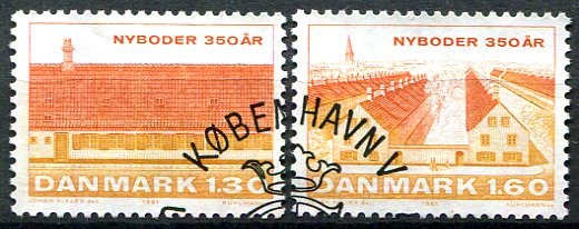 Danmark Afa 725 - 26 Stemplet