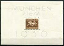 Tyske Rige Afa 616 Ustemplet Miniark