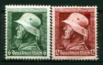 Tyske Rige Afa 564 - 65 Ustemplet