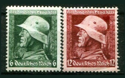 Tyske Rige Afa 564 - 65 Ustemplet