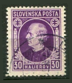 Slovakiet Afa 28 Stemplet
