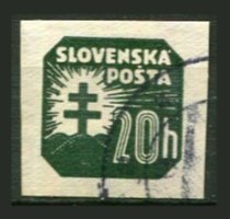 Slovakiet Afa 16 Stemplet Avisportomærke