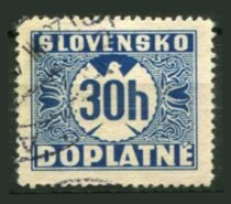 Slovakiet Afa 04 Stemplet Portomærke