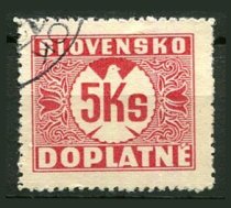 Slovakiet Afa 10 Stemplet Portomærke
