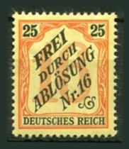 Tyske Rige Afa 014 Ustemplet Tjenestemærker