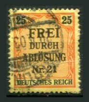 Tyske Rige Afa 06 Stemplet Tjenestemærker