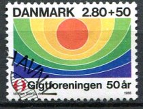 Danmark Afa 855 Stemplet