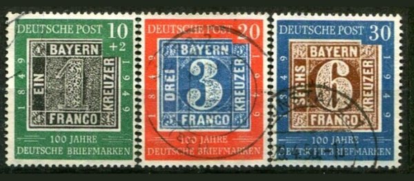 Tyskland Afa 1076 - 78 Stemplet