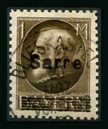 Saar Afa 27 Stemplet