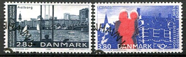 Danmark Afa 859 - 60 Stemplet
