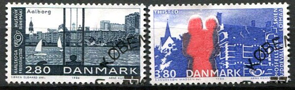 Danmark Afa 859 - 60 Stemplet