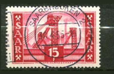 Saar Afa 354 Stemplet