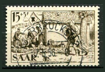 Saar Afa 368 Stemplet
