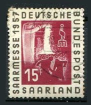 Saar Afa 398 Stemplet