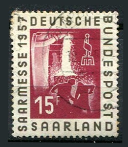 Saar Afa 398 Stemplet