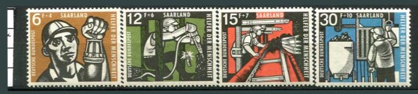 Saar Afa 402 - 03 Postfrisk
