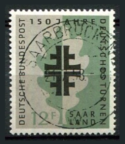Saar Afa 435 Stemplet