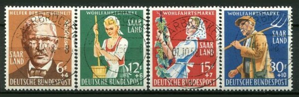 Saar Afa 439 - 42 Stemplet