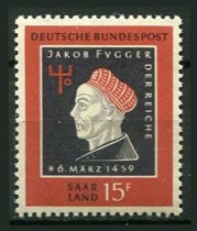 Saar Afa 443 Postfrisk