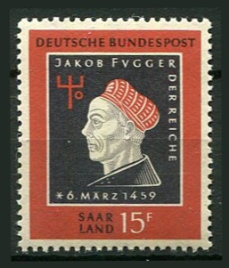 Saar Afa 443 Postfrisk
