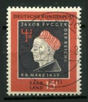 Saar Afa 443 Stemplet