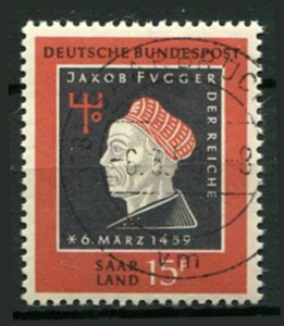 Saar Afa 443 Stemplet