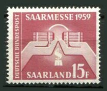 Saar Afa 445 Postfrisk