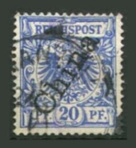 Tysk post i Kina Afa 04 Stemplet