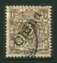 Tysk post i Kina Afa 01 Stemplet