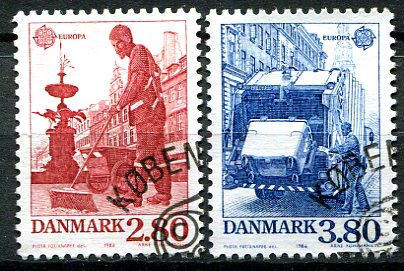 Danmark Afa 870 - 71 Stemplet