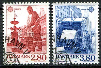Danmark Afa 870 - 71 Stemplet