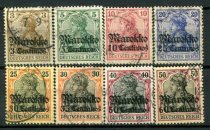 Tysk post i Marokko Afa 34 - 41 Stemplet