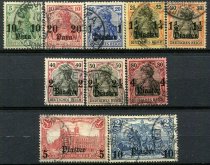 Tysk post i Tyrkiet Afa 36 - 45 Stemplet