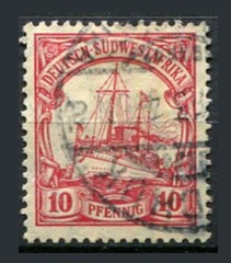 Tysk post i Ny Guinea Afa 09 Stemplet