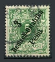 Tysk post i Østafrika Afa 07 Stemplet