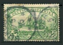 Tysk post i Østafrika Afa 20 Stemplet