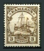 Tysk post i Kamerun Afa 20 Ustemplet