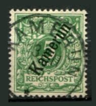 Tysk post i Kamerun Afa 02 Stemplet