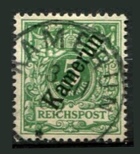 Tysk post i Kamerun Afa 02 Stemplet