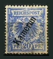 Tysk post i Kamerun Afa 04 Stemplet