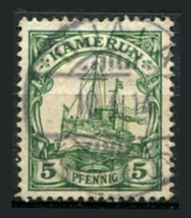 Tysk post i Kamerun Afa 21 Stemplet