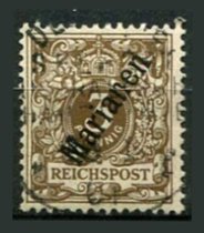 Tysk post i Marianerne Afa 01 Stemplet