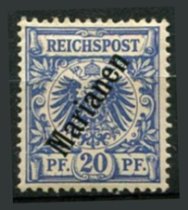 Tysk post i Marianerne Afa 04x Ustemplet