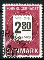 Danmark Afa 878 Stemplet