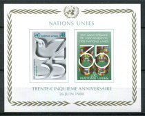 Geneve Afa 95 Postfrisk Miniark