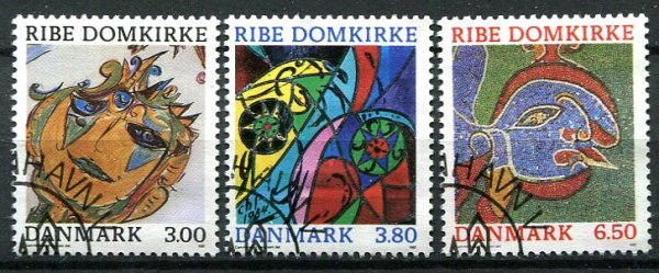 Danmark Afa 879 - 81 Stemplet